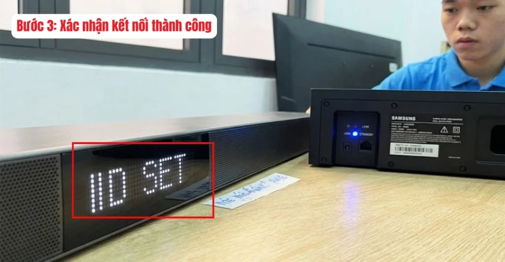 Bước 3: Xác nhận kết nối thành công