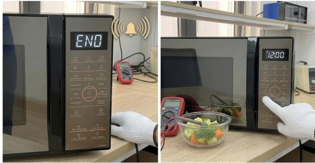 cách reset lại lò vi sóng panasonic