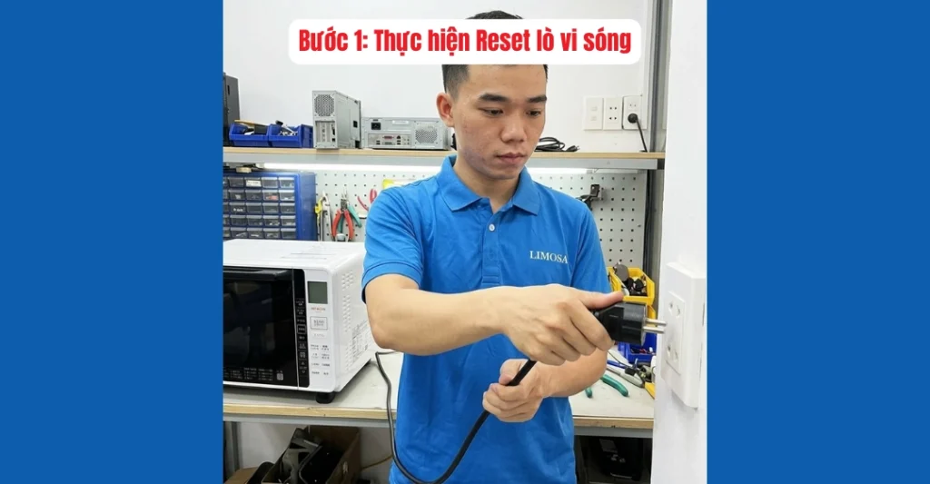 Thực hiện Reset lò vi sóng