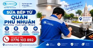 Sửa bếp từ quận Phú Nhuận tại Sửa Điện Tử Limosa