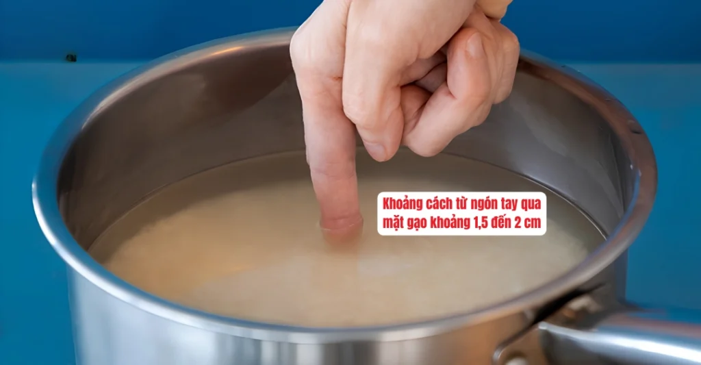 Tỷ lệ nước và gạo chưa chuẩn xác