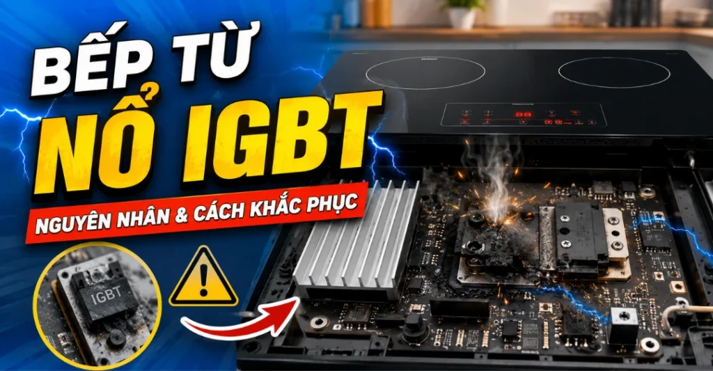 bếp từ nổ IGBT