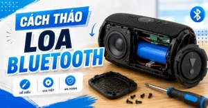 cách tháo loa bluetooth