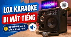 loa karaoke bị mất tiếng
