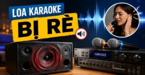 loa karaoke bị rè