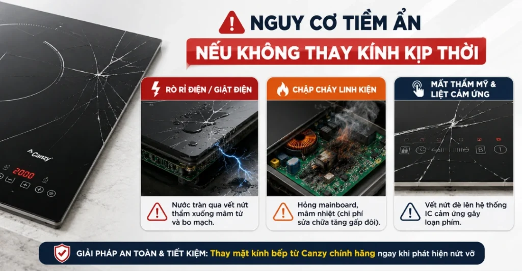Nguy cơ tiềm ẩn nếu không thay kính kịp thời