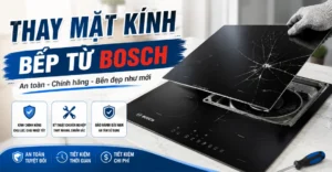 thay mặt kính bếp từ Bosch