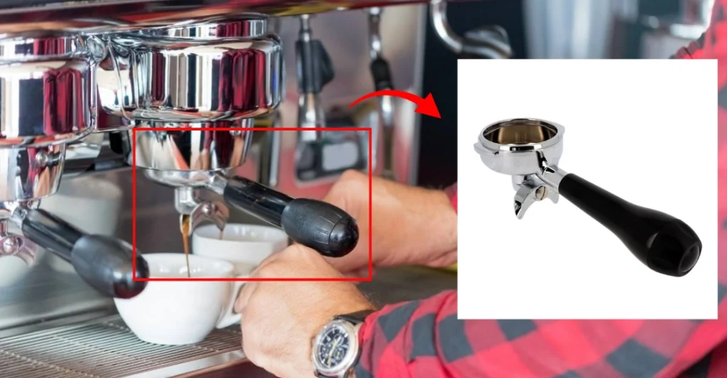 Tay cầm (Portafilter) của máy pha cà phê Espresso