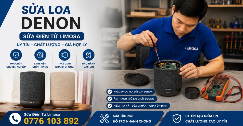 Sửa Loa Denon tại Sửa Điện Tử Limosa