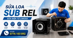 Sửa Loa Sub REL tại Sửa Điện Tử Limosa