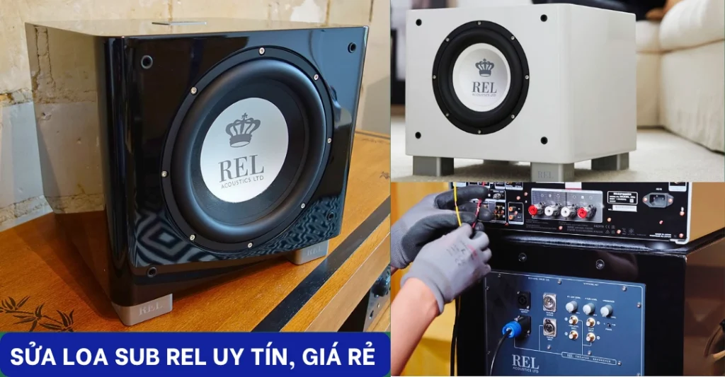 Sửa loa sub REL chính hãng tại Sửa Điện Tử Limosa