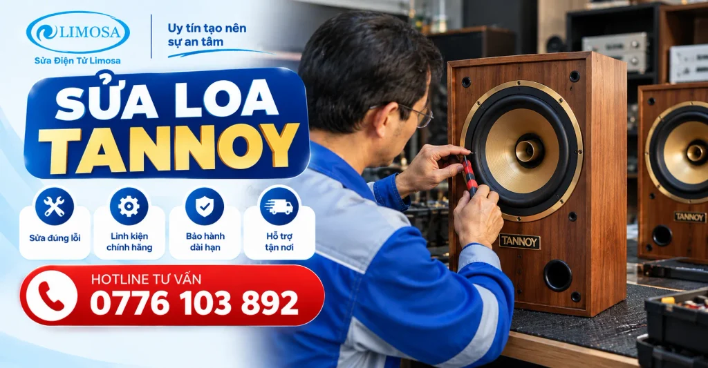 Sửa Loa Tannoy tại Sửa Điện Tử Limosa