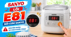 lỗi E81 nồi Sanyo