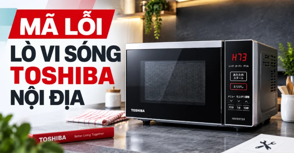 mã lỗi lò vi sóng Toshiba nội địa