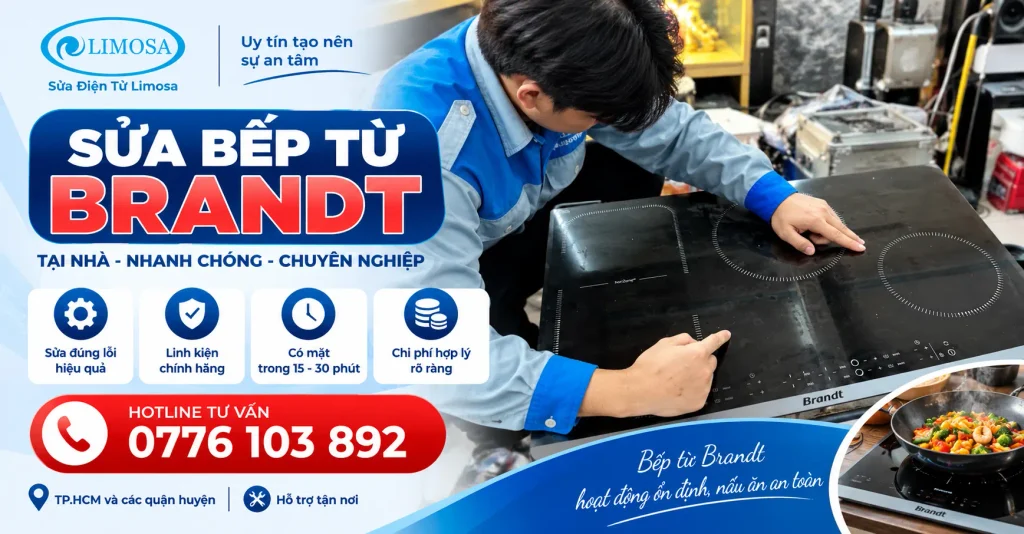 Sửa Bếp Từ Brandt tại Sửa Điện Tử Limosa