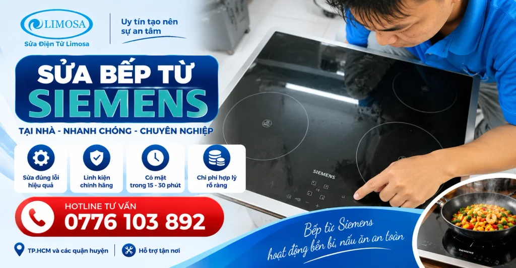 Sửa Bếp Từ Siemens tại Sửa Điện Tử Limosa