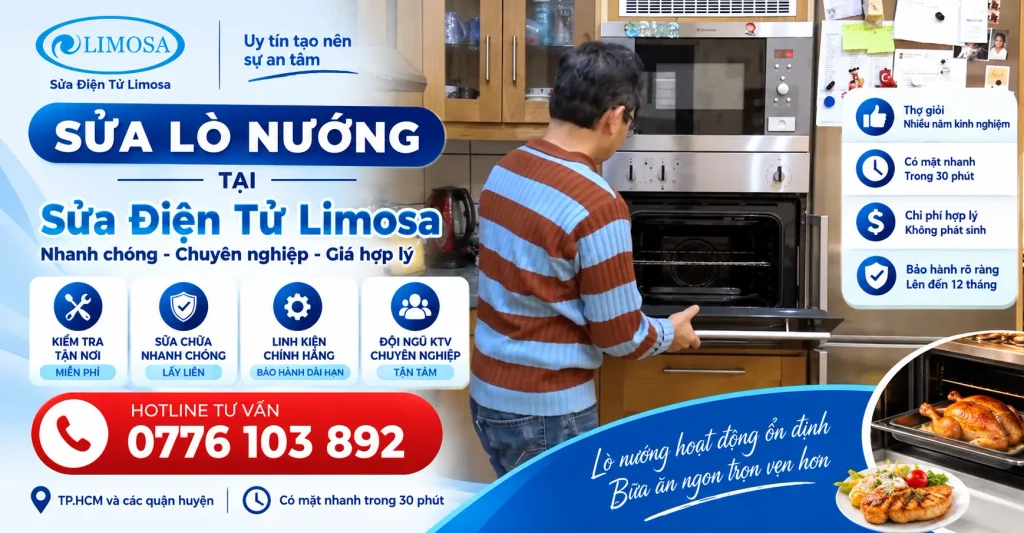 Sửa Lò Nướng tại Sửa Điện Tử Limosa