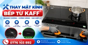 Thay Mặt Kính Bếp Từ Kaff tại Sửa Điện Tử Limosa