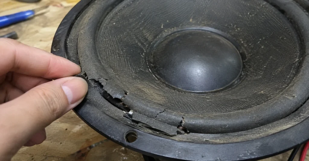 Viền gân bị bở hoặc nứt